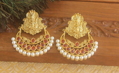 Temple style Big earrings Tanvi1132