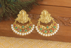 Temple style Big earrings Tanvi1131