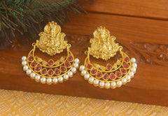 Temple style Big earrings Tanvi1130