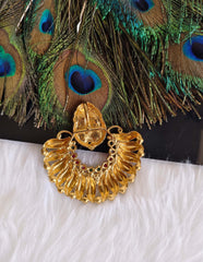 Temple Lakshmi Gold Plated Pendant T2855