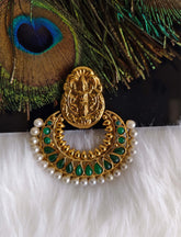 Gold Plated Temple Lakshmi Pendant T2856