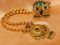 Handmade Matte Finish Necklace Set T2801