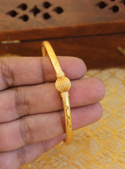 Gold Plated Ball Kada T2982