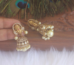 Premium Matte Finish Kerala Style Jumka Earrings T2238