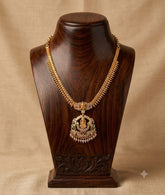 Micro gold plated temple necklace Tanvi1121