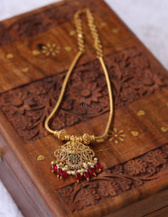 Gold plated Temple necklace Tanvi1173