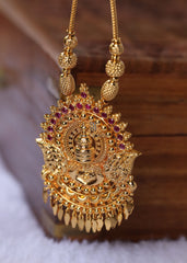 Gold plated Kathakali necklace Tanvi1181