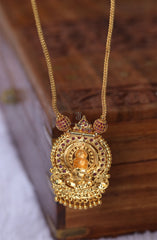 Gold plated Kathakali necklace Tanvi1179