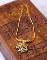 Gold plated Temple necklace Tanvi1174