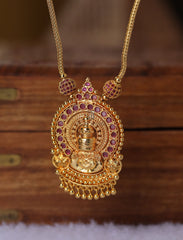 Gold plated Kathakali necklace Tanvi1179