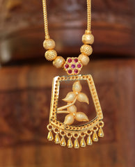 Gold plated Peacock necklace Tanvi1168