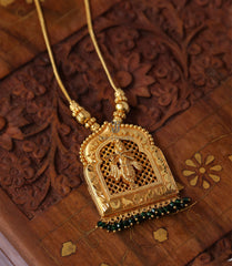 Designer gold plated krishna necklace Tanvi1178
