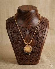 Gold plated Peacock necklace Tanvi1167