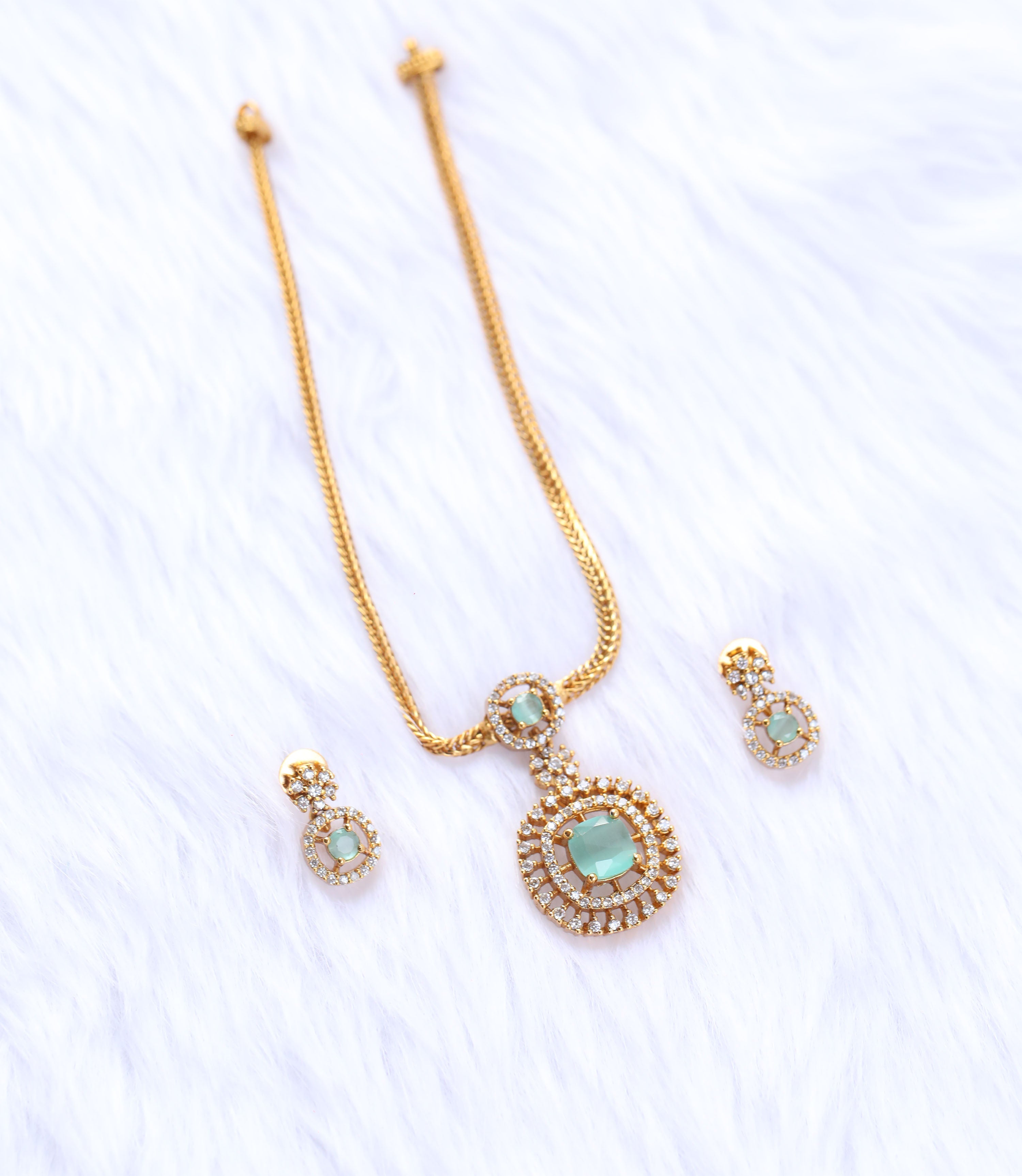 Designer matte finish necklace Tanvi1133
