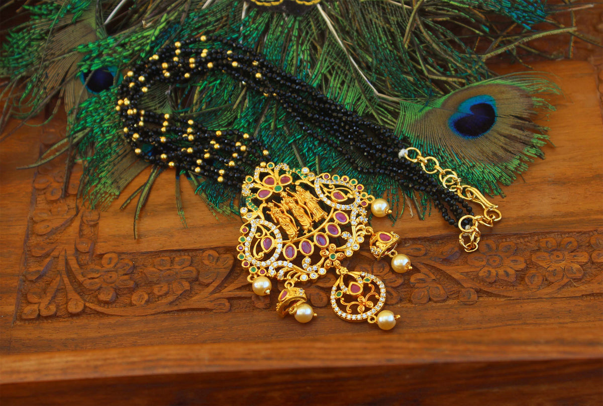 Ram Parivar Handmade Beads Necklace T2242