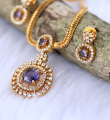 Designer matte finish necklace Tanvi1134