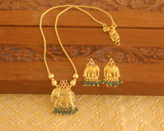 Designer Elephant necklace set  Tanvi104