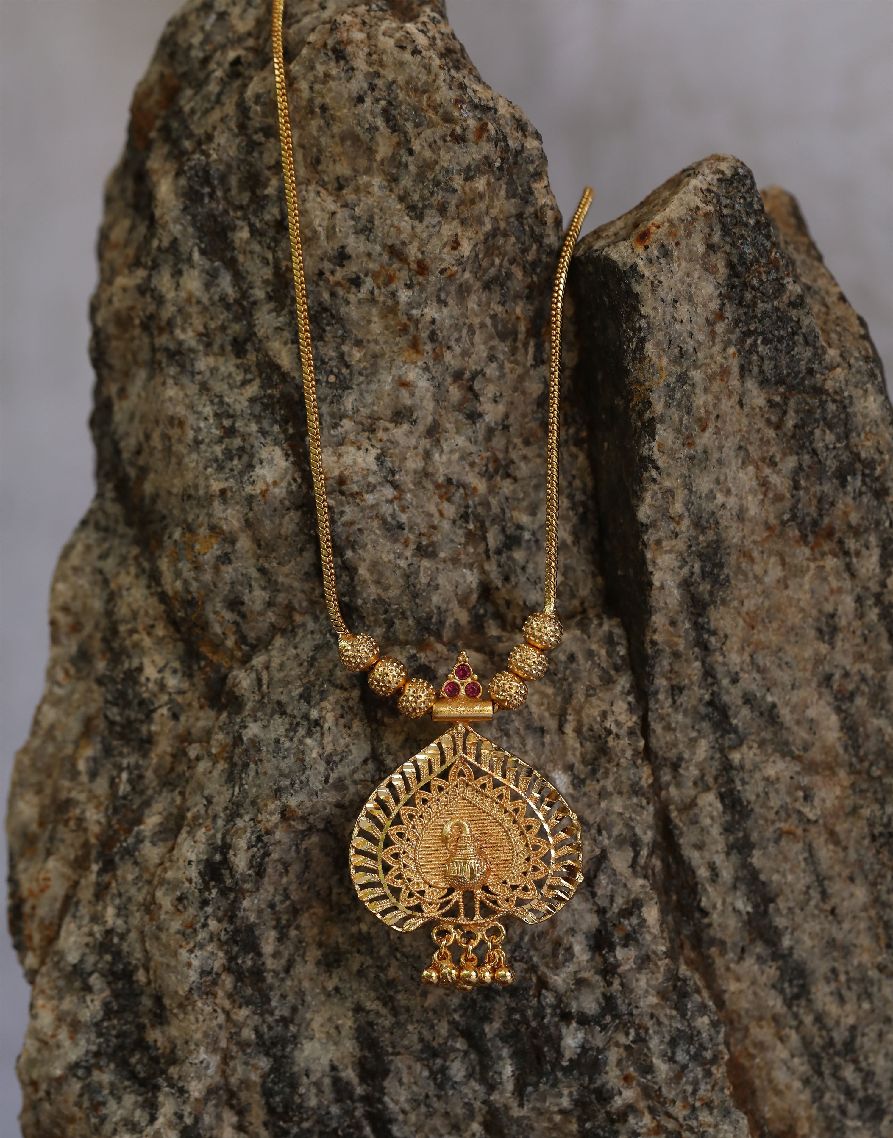 New Gold plated Peacock necklace Tanvi1166
