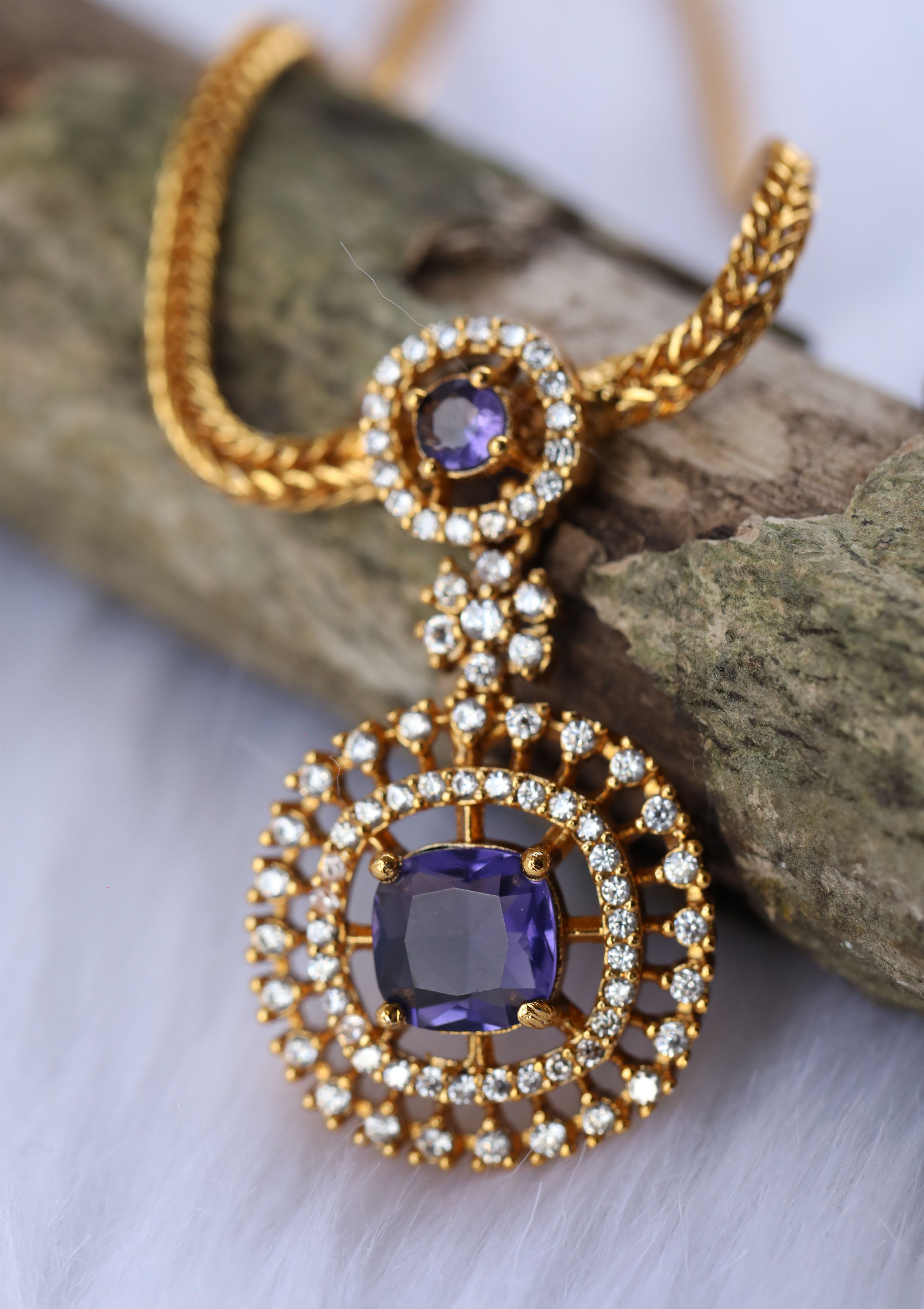 Designer matte finish necklace Tanvi1134