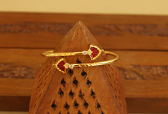 Kerala Style  Gold Plated Palakka Kada T2395