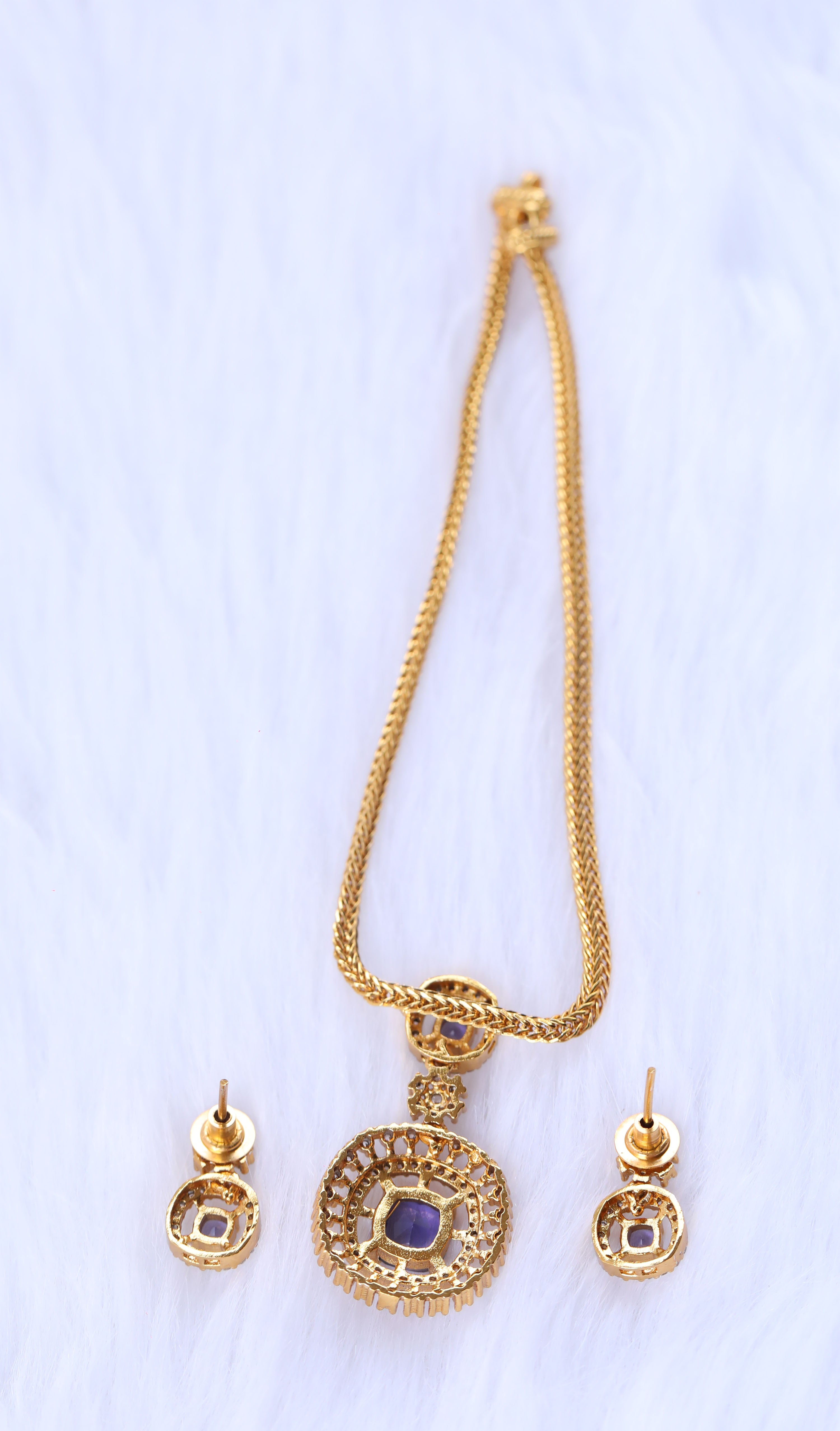 Designer matte finish necklace Tanvi1134