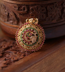 Peacock CZ Pendant Tanvi113