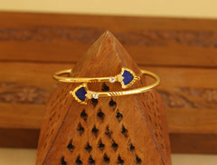 Kerala Style Gold Plate Palakka Kada T2397