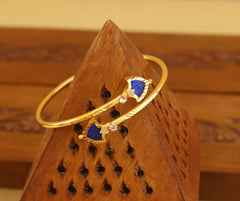 Kerala Style Gold Plate Palakka Kada T2397