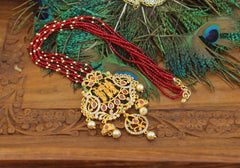Ram Parivar Handmade Beads Necklace T2244