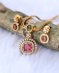 Designer matte finish necklace Tanvi1136