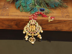 Ram Parivar Handmade Beads Necklace T2244
