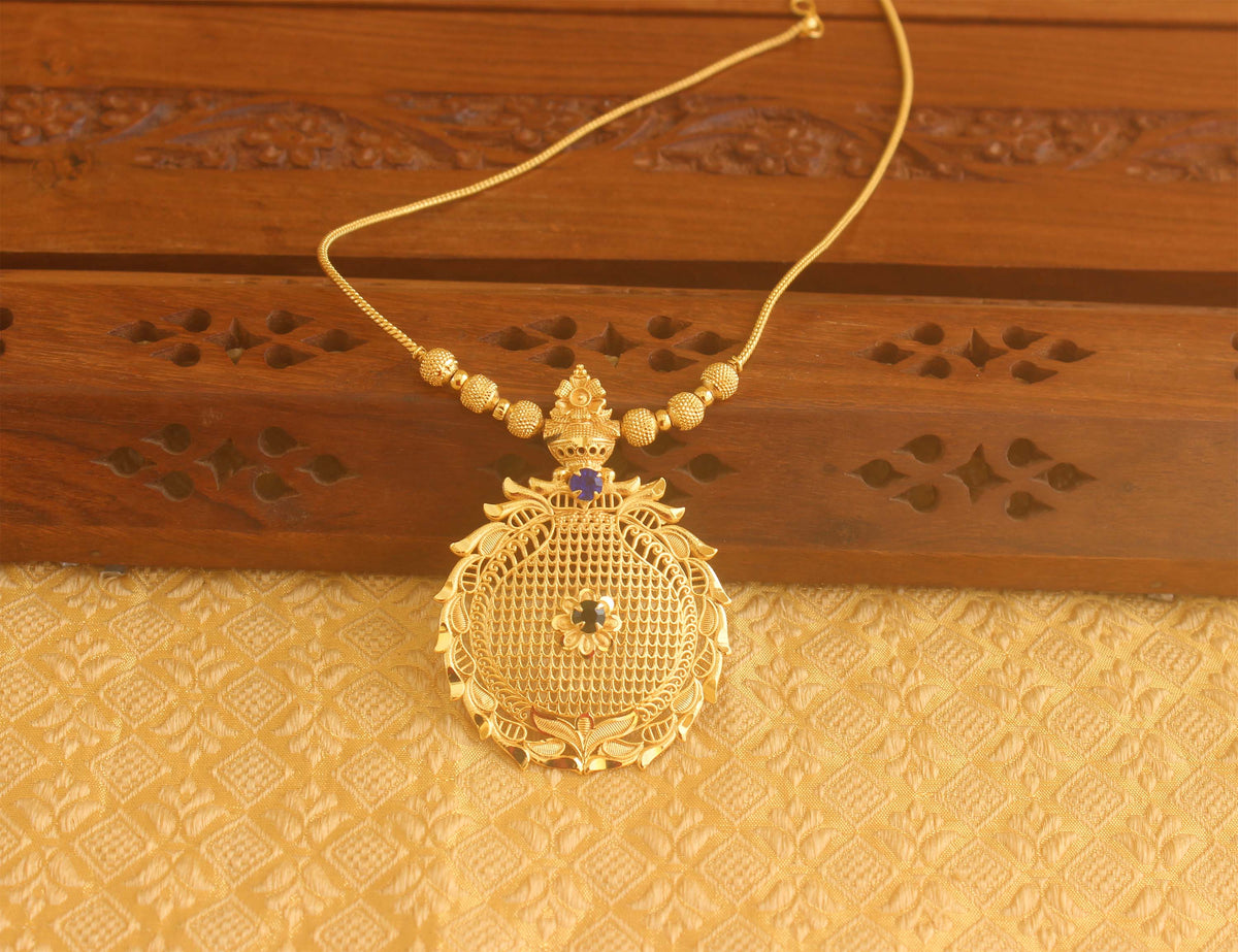 Designer Gold plated Necklace Tanvi52