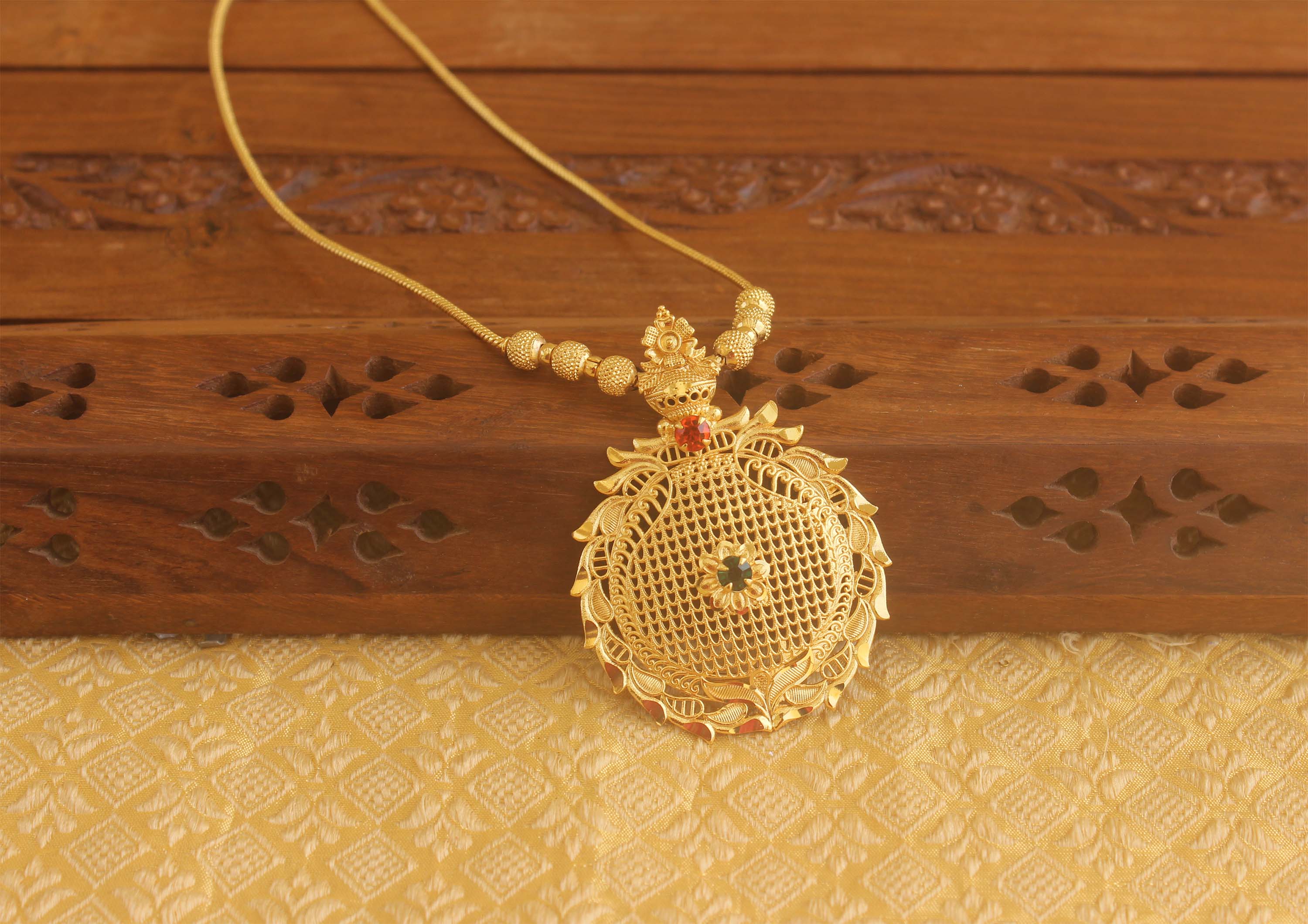 Designer Gold plated Necklace Tanvi53