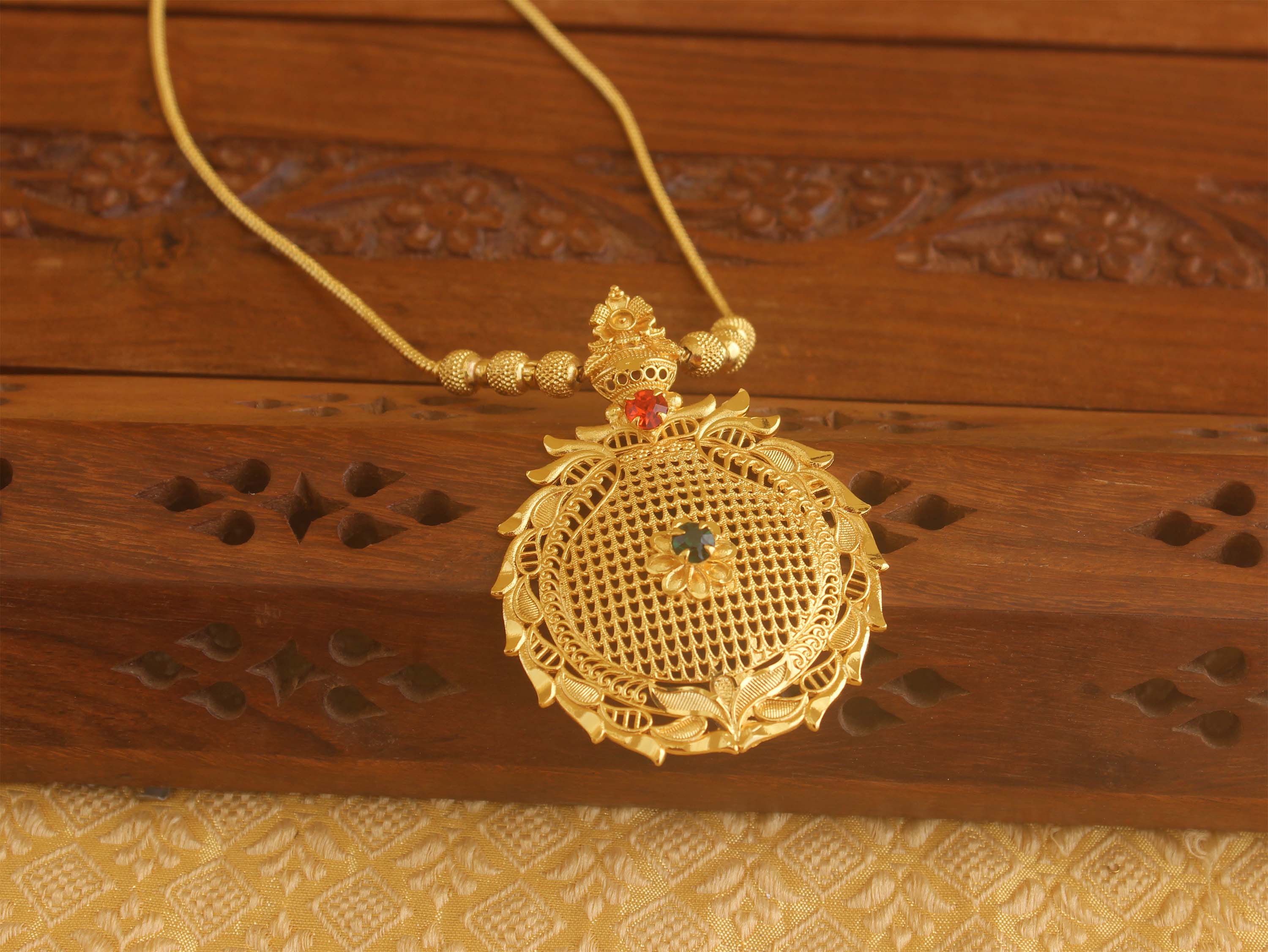 Designer Gold plated Necklace Tanvi53