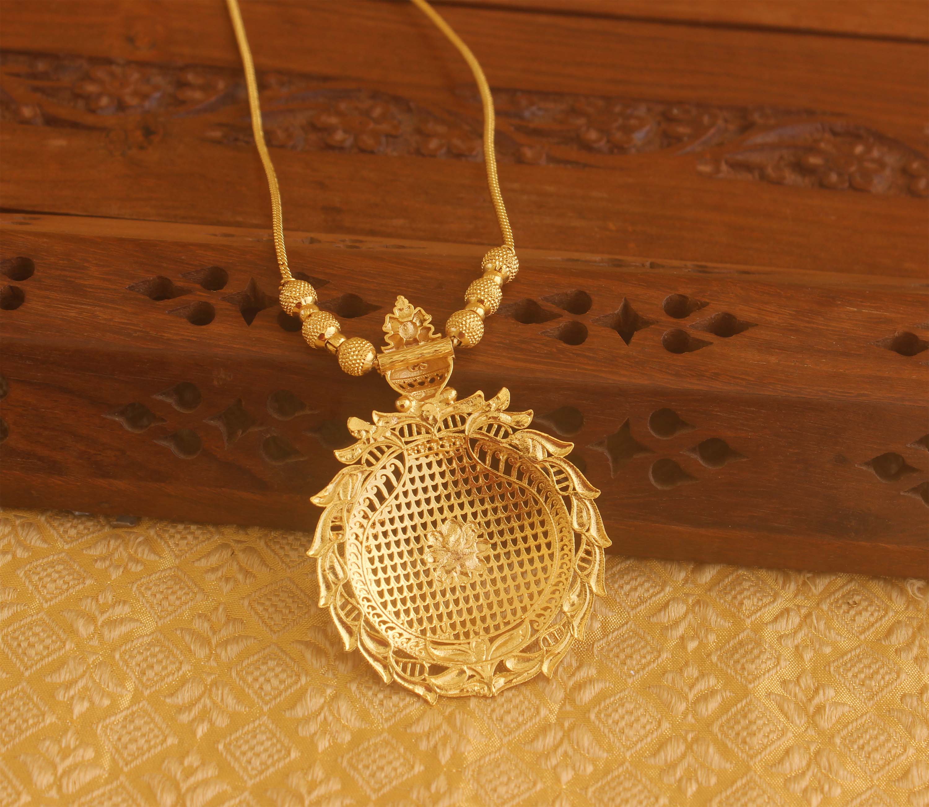 Designer Gold plated Necklace Tanvi53