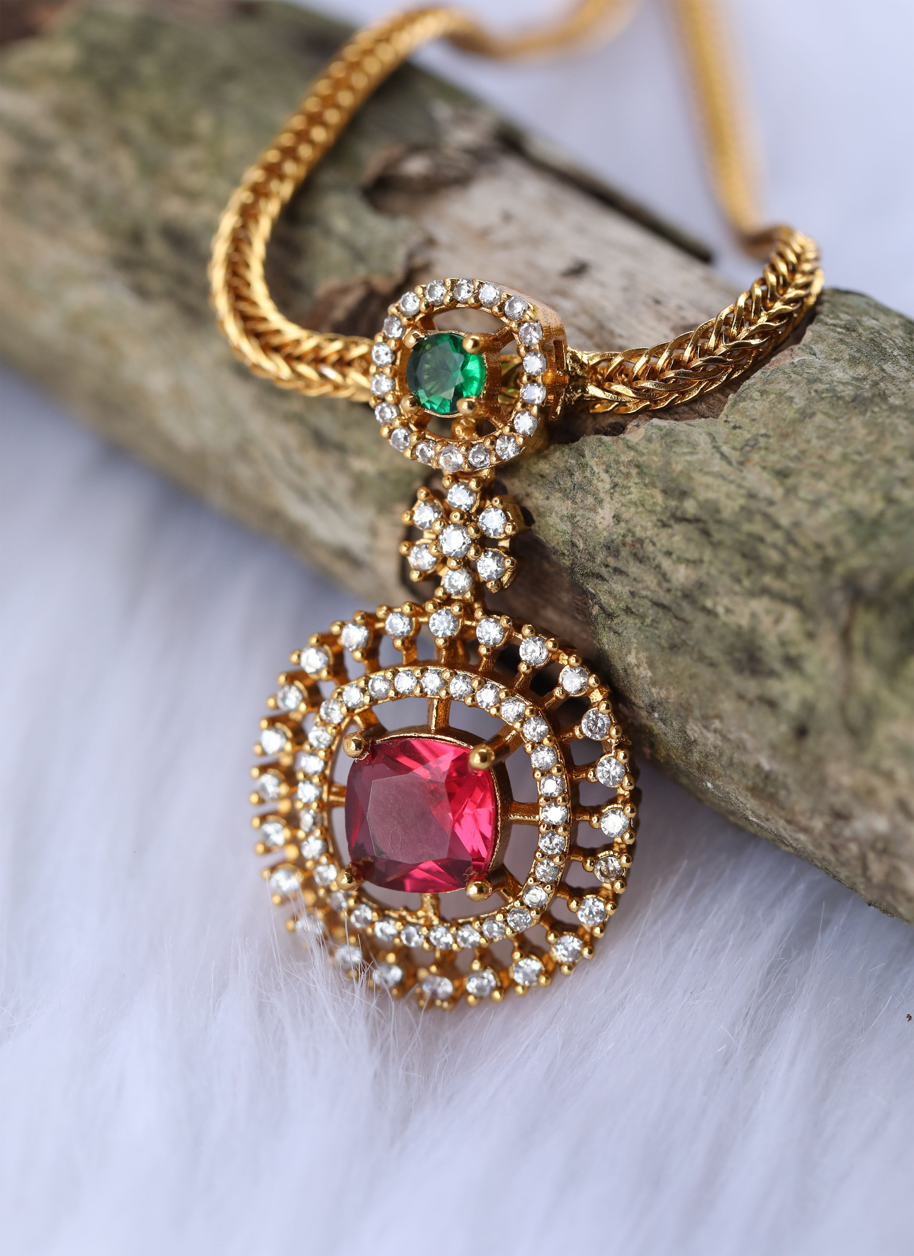 Designer matte finish necklace Tanvi1136