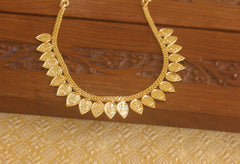 Gold plated kasu coin necklace Tanvi59