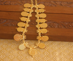 Gold plated palakka coin Temple necklace Tanvi64