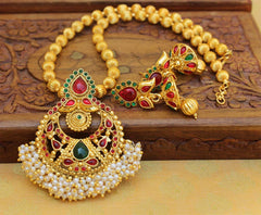 Gold Plated Handmade Stone Necklace Set T2626