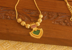 Designer Palakka necklace Tanvi72
