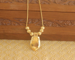 Designer palakka gold plated necklace Tanvi80
