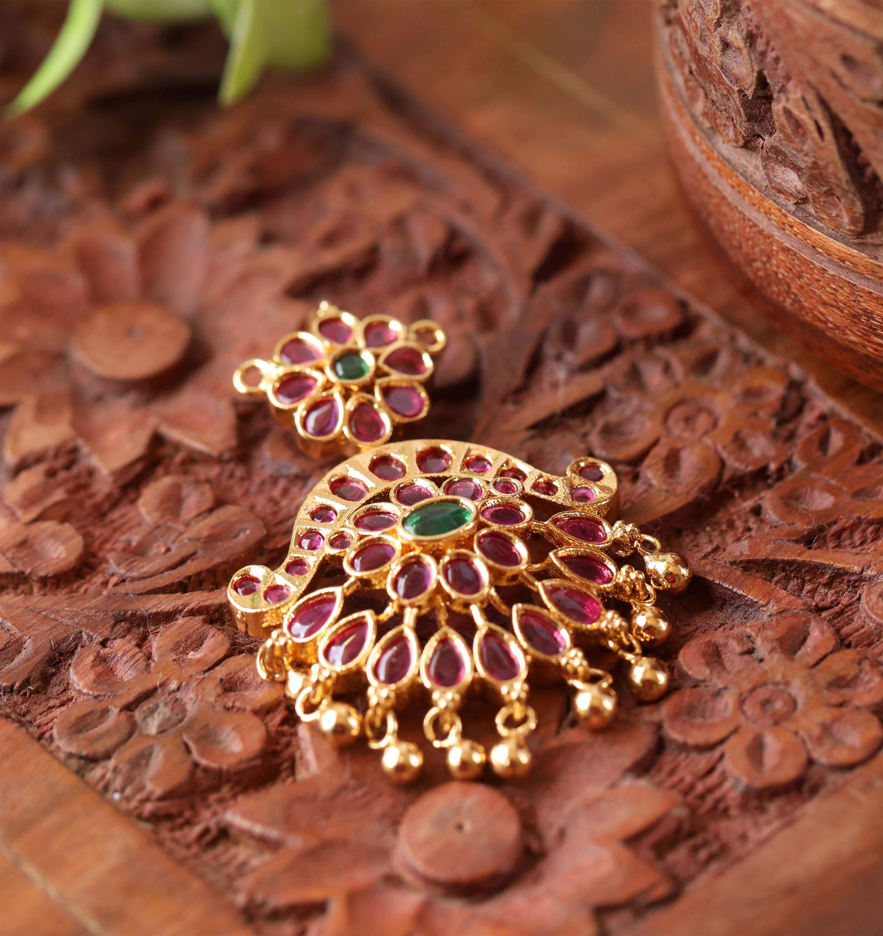 Micro gold plated pendant Tanvi118
