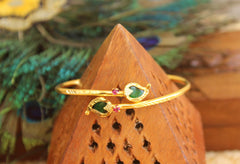 Kerala Style Gold Plated Mango Palakka Kada T2404