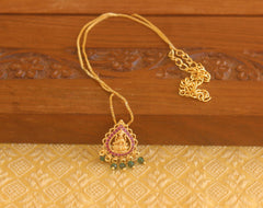 Gold plated  Lakshmi necklace Tanvi86