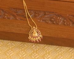 Gold plated  Lakshmi necklace Tanvi87