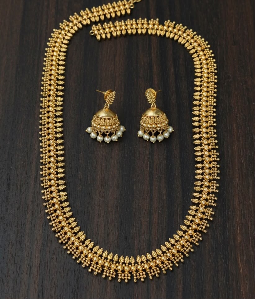 Matte finish long necklace Tanvi1138