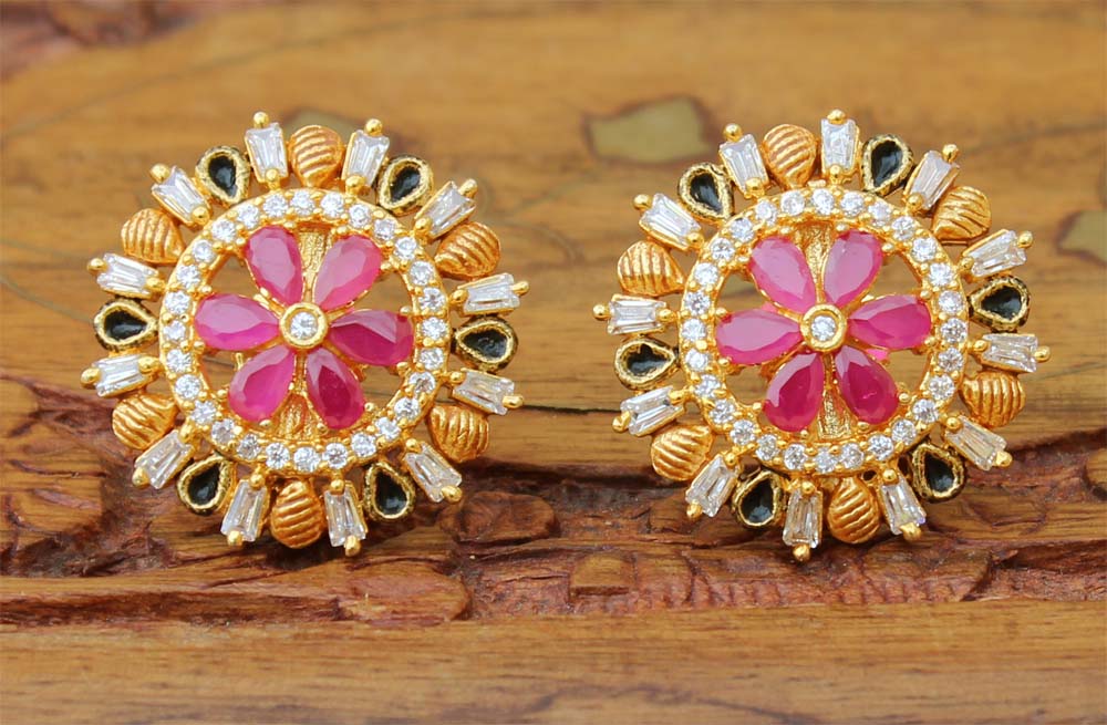 Matte Finish Studs Earrings T2437