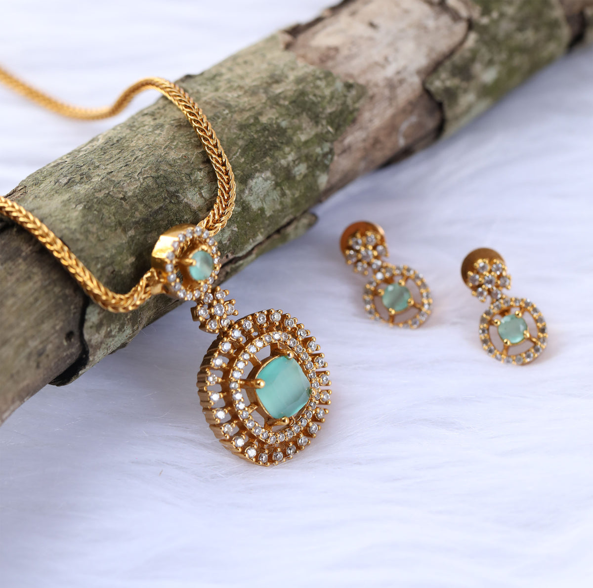 Designer matte finish necklace Tanvi1133
