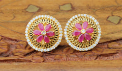 Designer Matte Finish Studs Earrings T2442