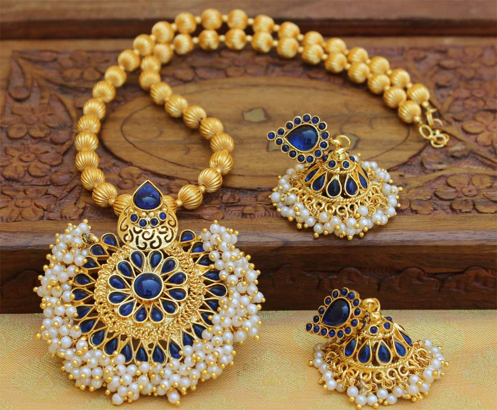 Gold Plated Handmade Necklace Set T2608